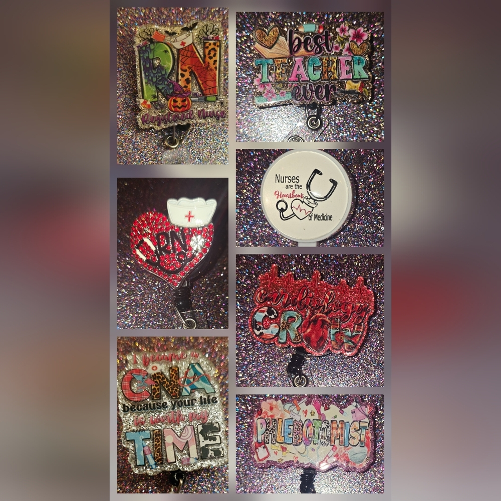 Work Badge Reel - Holiday Sports Seasonal - Picture 6 of 6